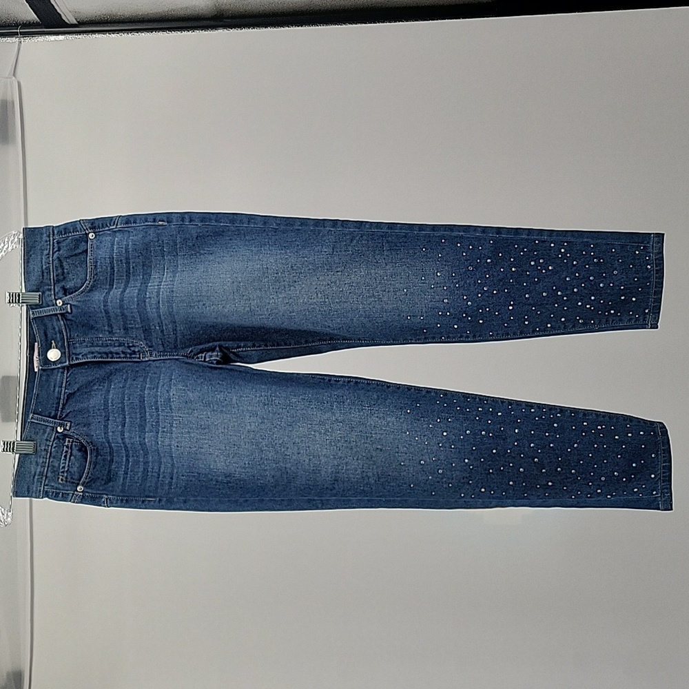 Juicy Couture Jeans With Sequin Embellishments, Size 8